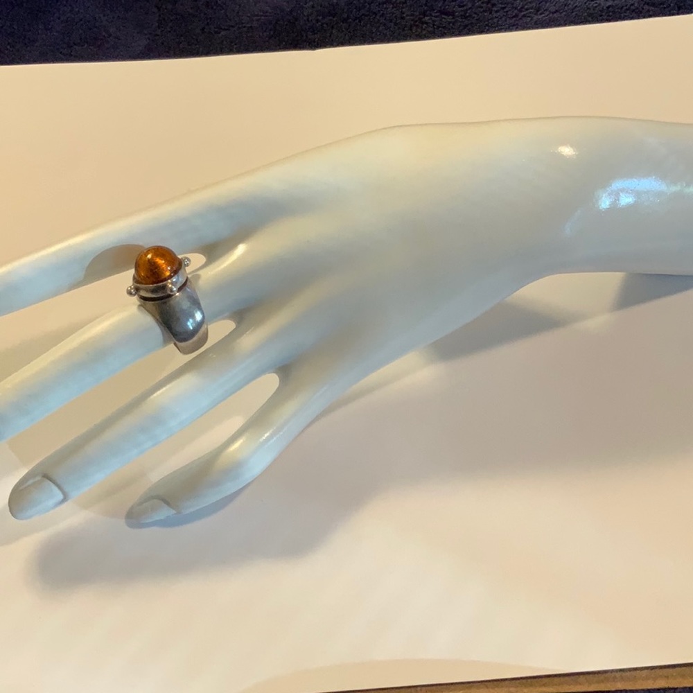 Woman’s Ring Verona Glass and Sterling Silver Ring